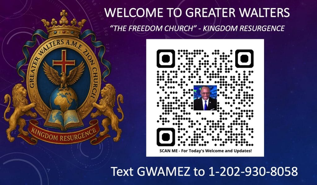 Greater Walters AME Zion Church -QR-Code-Welcome
